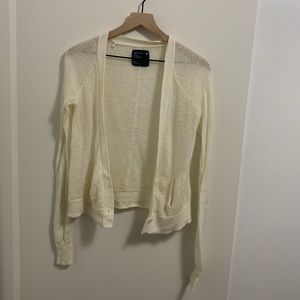 Cream colored cardigan
